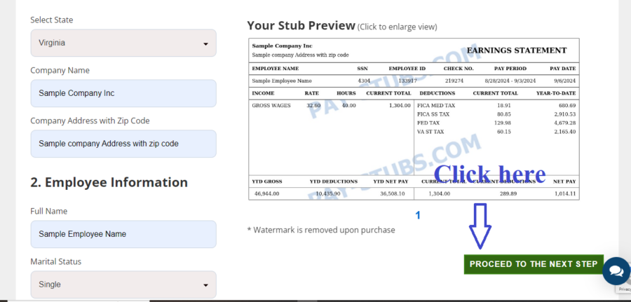 How to Use Your Pay Stub Code - Paystub Generator - Pay-Stubs.com